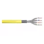 DIGITUS installatiekabel - Cat 7a - S/FTP - AWG 22/1 simplex - 100 m - geel