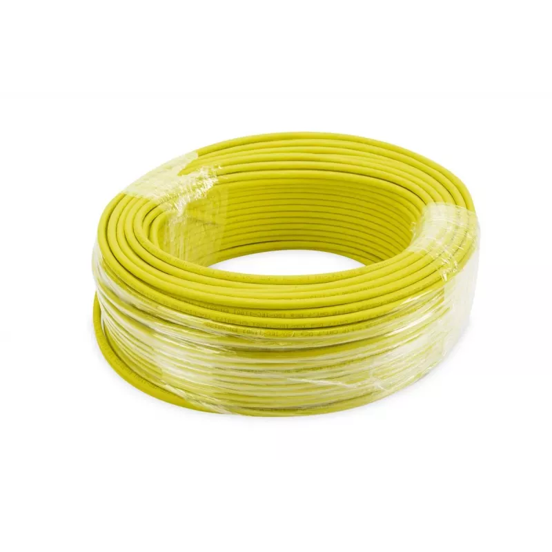 DIGITUS installatiekabel - Cat 7a - S/FTP - AWG 22/1 simplex - 100 m - geel