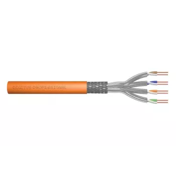 DIGITUS installatiekabel - Cat 7 - S/FTP - AWG 23/1 simplex - 1000 m - oranje