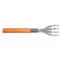 DIGITUS installatiekabel - Cat 7 - S/FTP - AWG 23/1 simplex - 1000 m - oranje