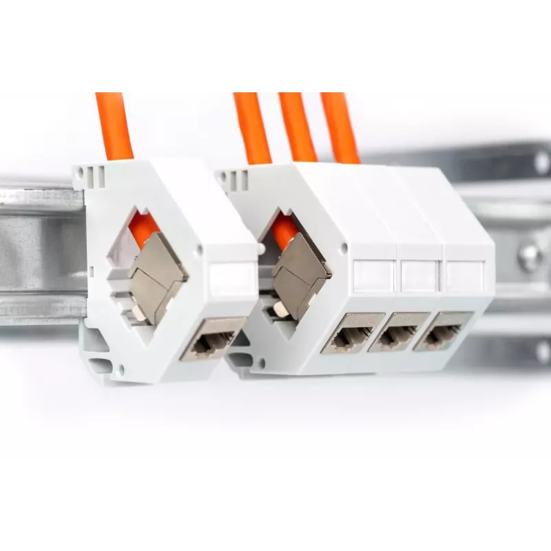DIGITUS installatiekabel - Cat 7 - S/FTP - AWG 23/1 simplex - 1000 m - oranje