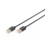 DIGITUS USB-verbindingskabel Type-A M/m 1,8 m USB 2.0 compatibel