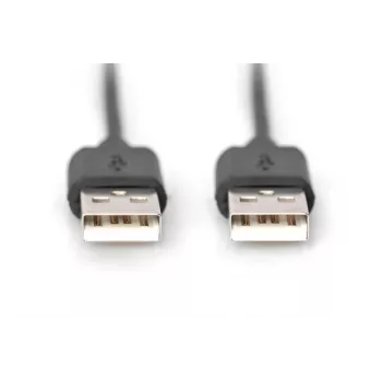 DIGITUS USB-verbindingskabel Type-A M/m 1,8 m USB 2.0 compatibel