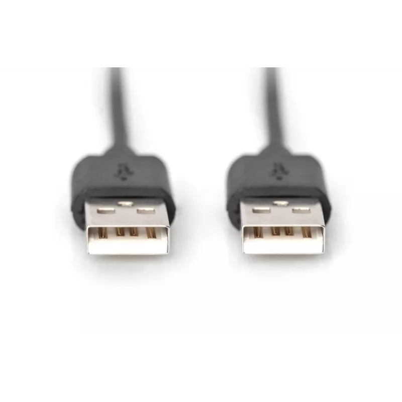 DIGITUS USB-verbindingskabel Type-A M/m 1,8 m USB 2.0 compatibel