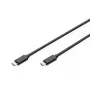 DIGITUS ASSMANN USB Type-C verbindingskabel, Type-C naar C M/M, 2 m High-Speed zwart