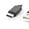 DIGITUS ASSMANN USB Type-C verbindingskabel, Type-C naar A M/M, 2 m 3A, 480MB, 2.0 versie, zwart