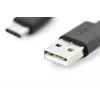 DIGITUS ASSMANN USB Type-C verbindingskabel, Type-C naar A M/M, 2 m 3A, 480MB, 2.0 versie, zwart