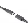 DIGITUS AK-300210-020-S USB-C verlengkabel, USB 2.0, USB-C male/female, 3 A, 2 m, zwart