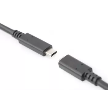 DIGITUS USB Type-C verlengkabel, Type-C M/F, 2 m Full-Featured, Gen2, 3A, 10 Gbit/s, versie 3.1, CE