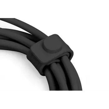 DIGITUS USB silicone oplaadkabel USB-A - Lightning USB 2.0 12W - 50 cm zwart