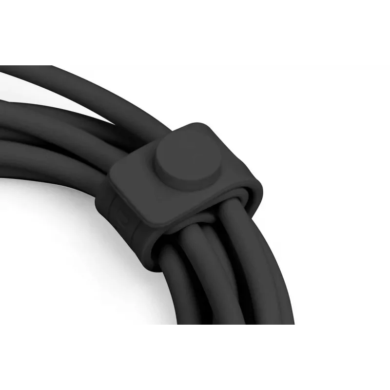 DIGITUS USB-silicone oplaadkabel USB-C - Lightning USB 2.0 60W - 2 m zwart