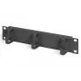 DIGITUS 10 inch kabelmanagementpaneel 1HE 3x kabelringen zwart