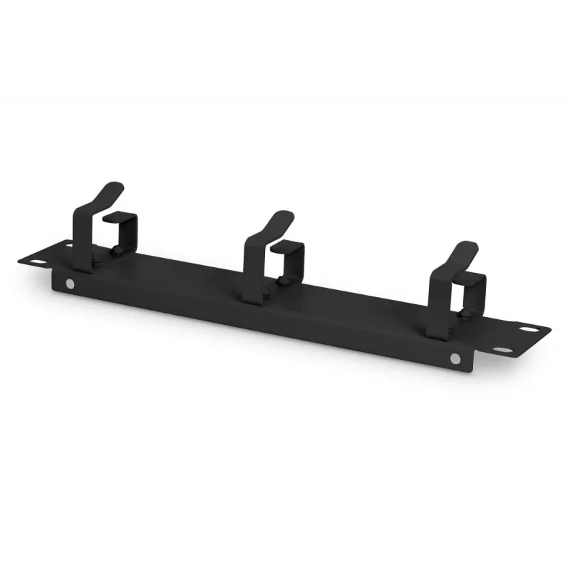 DIGITUS 10 inch kabelmanagementpaneel 1HE 3x kabelringen zwart
