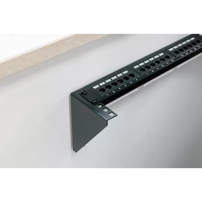 Digitus 19 inch wandmontagebeugel 6U zwart