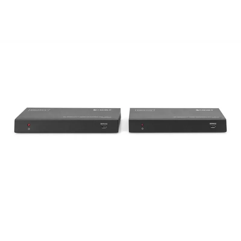 DIGITUS DS-55508 4K HDBaseT HDMI-extenderset, 150 m, 4K/60Hz, 18 Gbps, YUV 4:4:4, HDR, PoC, RS-232, IR