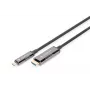 DIGITUS USB - Type-C naar HDMI AOC FO adapterkabel HDMI versie 2.0; max 4Kx2K@60Hz; 20 m