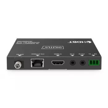 DIGITUS 4K HDBaseT extenderset 70 m PoC RS232 IR zwart