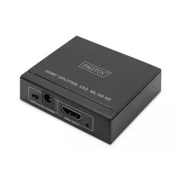 DIGITUS 4K HDMI splitter. 1x 2 4K/30Hz. zwart
