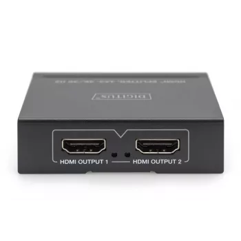DIGITUS 4K HDMI splitter. 1x 2 4K/30Hz. zwart