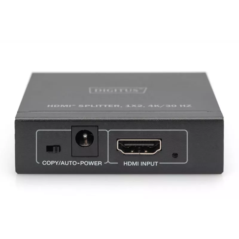 DIGITUS 4K HDMI splitter. 1x 2 4K/30Hz. zwart