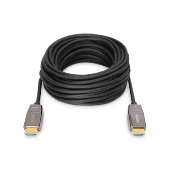 DIGITUS HDMI AOC hybride glasvezelkabel, Type-A M/M, 20 m UHD 8K@60Hz, CE, zwart
