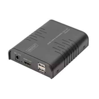 DIGITUS IP KVM extender, ontvanger (RX) eenheid voor DS-55529