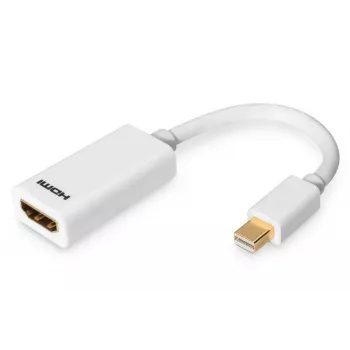 DIGITUS ASSMANN DisplayPort-adapterkabel, Mini DP - HDMI type A M/F, 15 cm DP 1.1a compatibel, CE wit