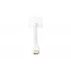 DIGITUS ASSMANN DisplayPort-adapterkabel, Mini-DP - HDMI type A M/W, 20 cm HDMI ver. 2.0, actief, CE, goud, wit