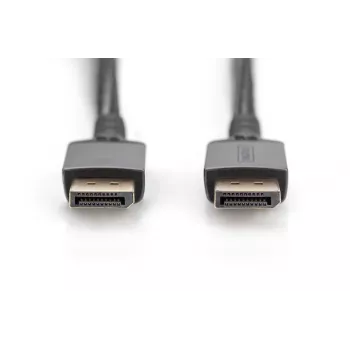 DIGITUS PREMIUM DP1.4-kabel DP naar DP 8K/60Hz, 1m aluminium behuizing verguld, ondersteunt 8K/60HZ
