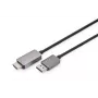 Digitus DB-340305-018-S DisplayPort-naar-HDMI Type A-adapterkabel, 8K, 1,8 m, zwart