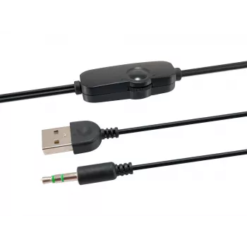 Equip Mini USB-luidspreker, 2.0 kanalen, bedraad, 3 W, 90 – 20 Hz, 40 Ω, zwart