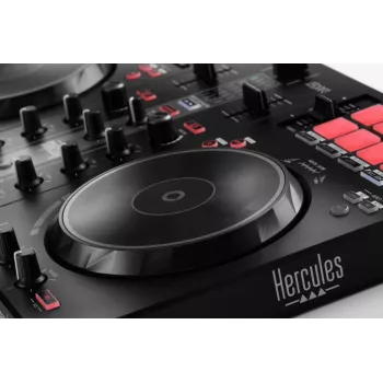 Hercules INPULSE 300 MK2 vinyl-scratcher zwart, rood