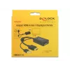 DELOCK HDMI-adapter Delock A -> DisplayPort st/bu +USB stroom 4K