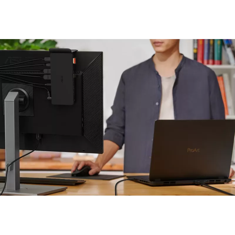 Dockingstation ASUS DC500 Thunderbolt 4 Triple 4K, 150W PD, 3 displays, 2x HDMI 2.1, 2x USB-A, 2x USB2.0, RJ-45, MicroSD