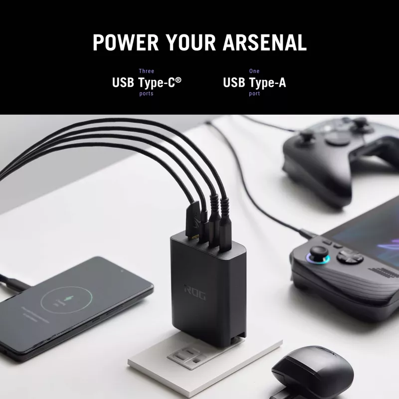 ASUS ROG 140W USB-C GaN universeel zwart AC snelladen binnen