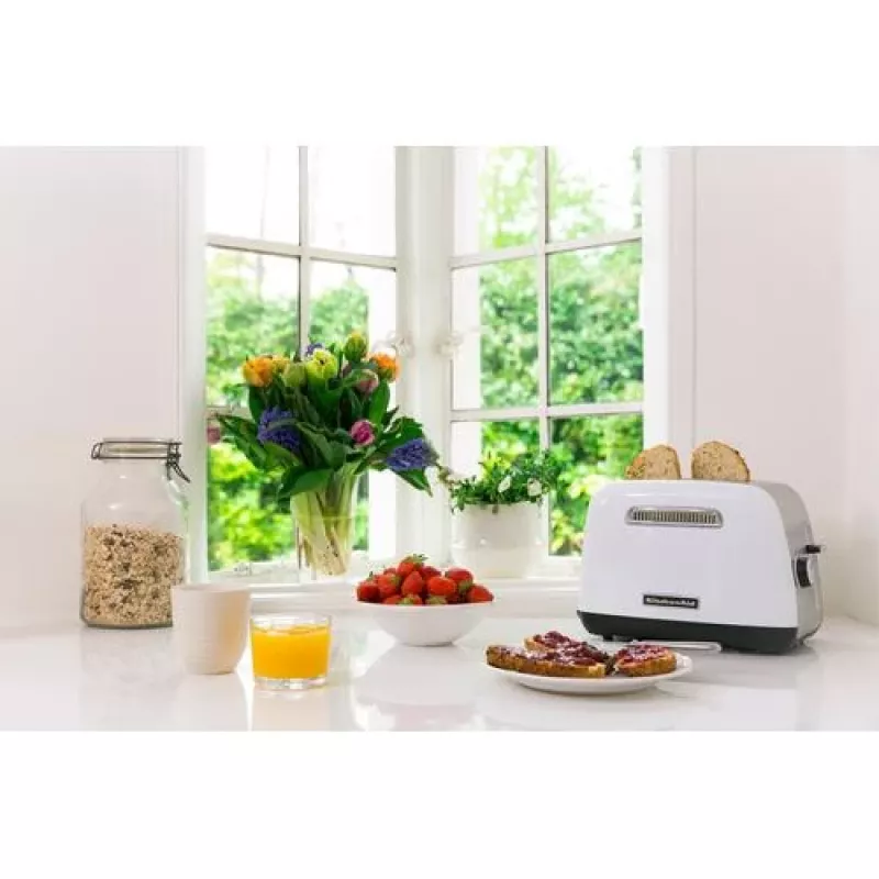 KitchenAid 5KMT2115EWH 5 2 sneetjes 1100 W roestvrij staal, wit