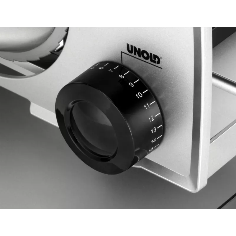 Unold 78826 snijmachine elektrisch 100 W zwart, zilver metaal, kunststof