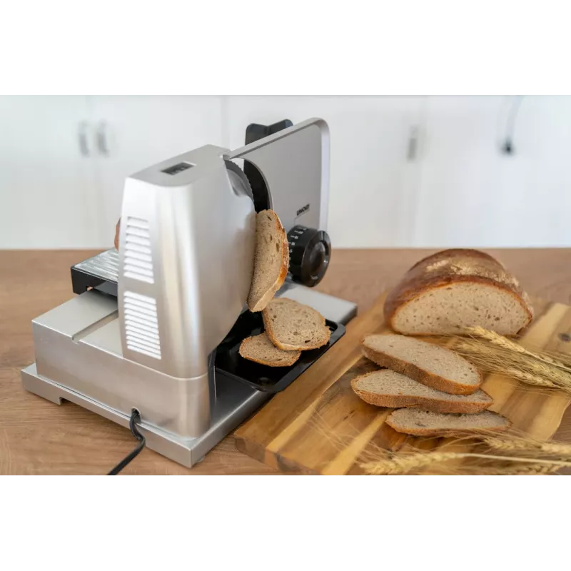 Unold 78826 snijmachine elektrisch 100 W zwart, zilver metaal, kunststof