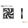 be quiet Pure Wings 3 120mm computerbehuizingsventilator 12 cm zwart 1 stuk