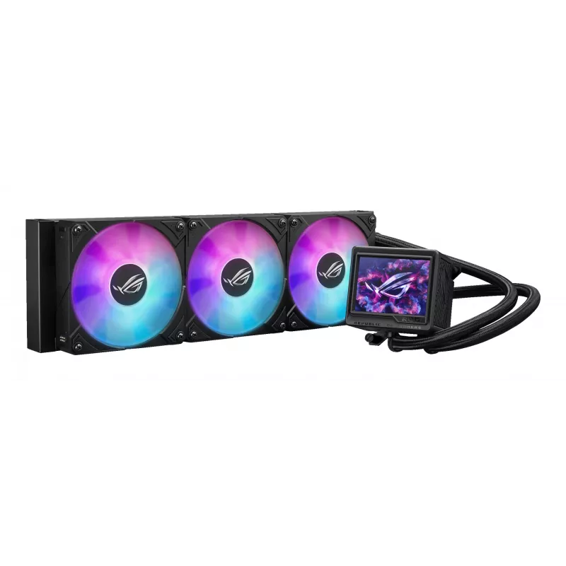 ASUS ROG Ryujin III 360 ARGB Extreme computerbehuizing all-in-one-vloeistofkoeler 12 cm zwart