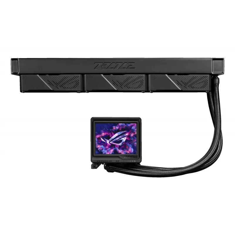 ASUS ROG Ryujin III 360 ARGB Extreme computerbehuizing all-in-one-vloeistofkoeler 12 cm zwart