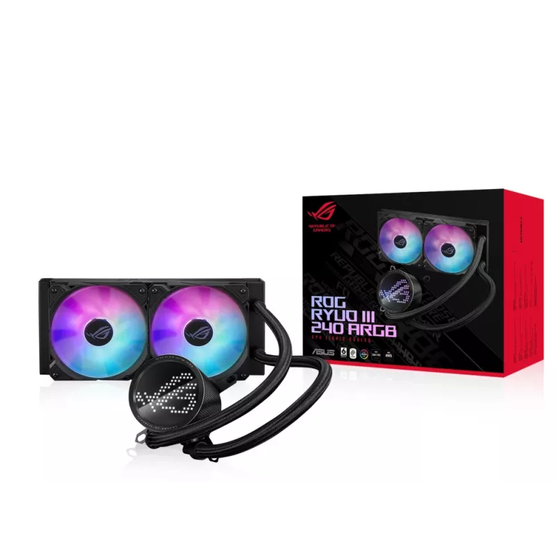 ASUS ROG Ryuo III 240 ARGB processor-vloeistofkoeling 12 cm zwart