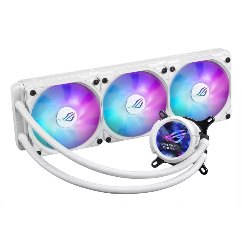 All-in-One-vloeistofkoeler ASUS ROG Strix LC III 360 ARGB White Edition