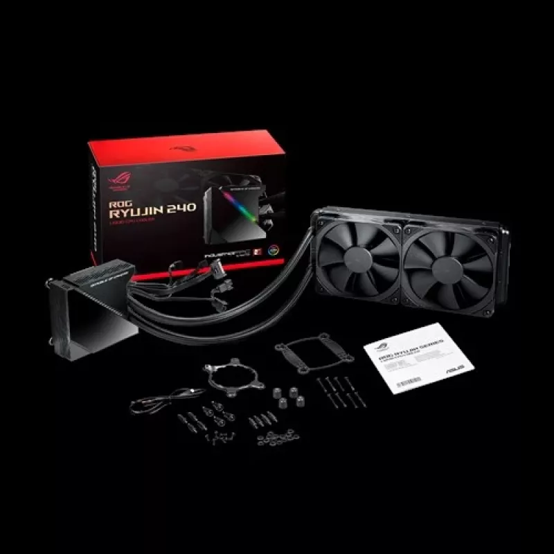 ASUS ROG RYUJIN 240 processor all-in-one-vloeistofkoeler 12 cm zwart 1 stk.