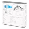 ARCTIC BioniX P140 (grijs/wit) – drukgeoptimaliseerde 140mm gamingventilator met PWM PST