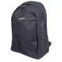 Manhattan Knappack Rugzak 15,6 inch, zwart, GÜNSTIG, licht, intern laptopvak, accessoirevak, gevoerde verstelbare schouderbanden, flessenhouder, drie jaar garantie