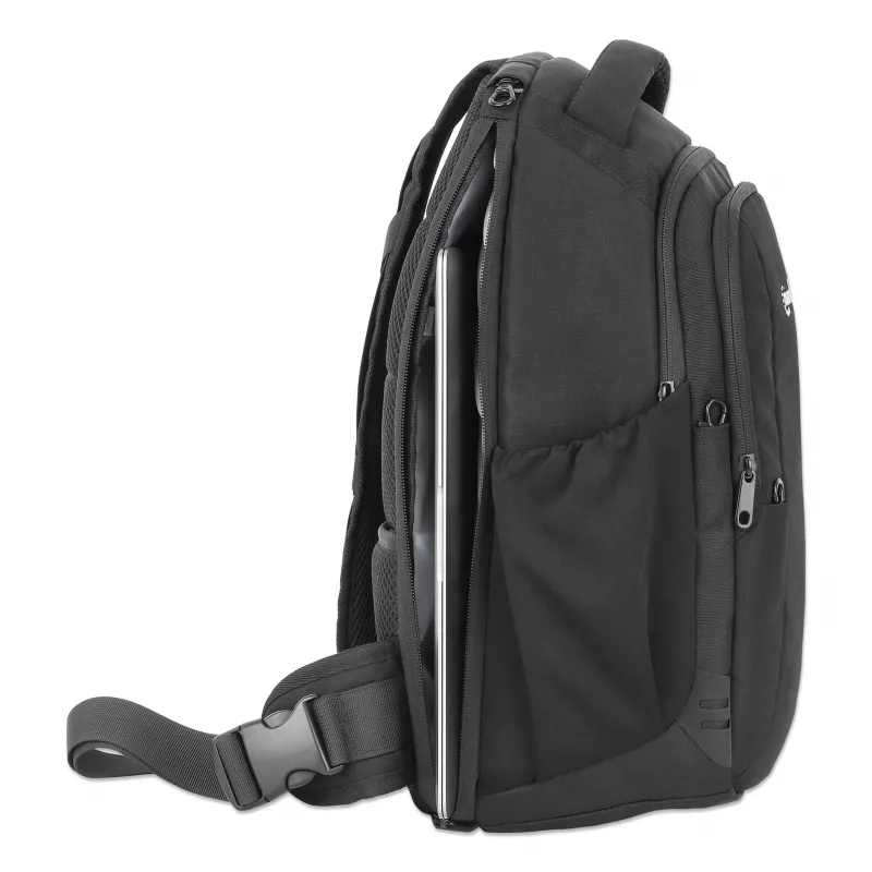 Manhattan Amsterdam 440578 laptop schoudertas / rugzak, 13,3 inch, zwart