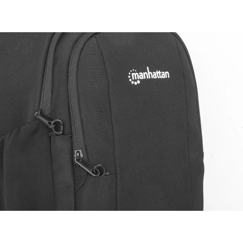 Manhattan Amsterdam 440578 laptop schoudertas / rugzak, 13,3 inch, zwart