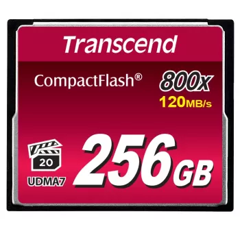TRANSCEND CF-kaart CF800 256GB 800x Premium