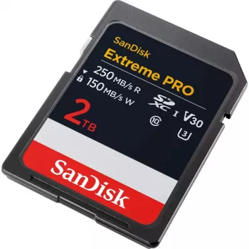 WESTERN DIGITAL Extreme PRO 2 TB SDXC geheugenkaart 250 MB/s 140 MB/s UHS-I